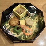 宮崎料理 万作 - 華コース(本日の前菜)