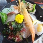 海の駅しおじ - 日生海鮮丼(アップ)