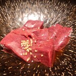 焼肉 ゆかわ - レバ焼き