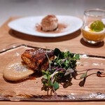 il RISTORANTINO EFFETTO - Antipast　小さな前菜　みやざき地鶏のコトレッタ