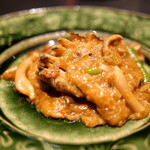 天天厨房 - 鮑のアミガサダケとチベット産干しキノコのソース