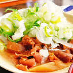 もつ煮屋 三本木食堂 - もつ煮定食（みそ）