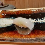 札幌 すし白 - 墨イカ