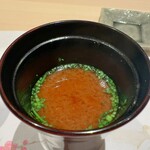 札幌 すし白 - 赤だし椀