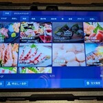 完全個室居酒屋 結び屋 - オーダーのタッチパネル