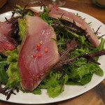 アヒルストア - 〆ブリのサラダ、ピンク・ペッパーで1