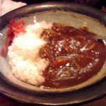 志摩家 - ミニカレー。ミニだけど結構量はある。具も結構入っている