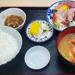 御食事処 友 - 刺身定食