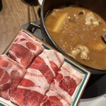 森の農 - 食べ比べしゃぶしゃぶ（猪・猪豚・豚の3種）