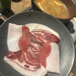 森の農 - ぼたん鍋（猪肉ロース）