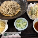 生そば あずま - 料理写真:海老天盛り(麺3玉) 1188円