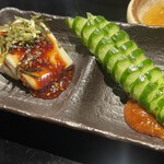 TOKYO焼肉ごぉ - ・ごぉの冷奴 ・ごま塩きゅうり