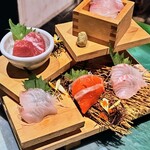 漬け炉端・海鮮番屋×完全個室 漁場ウ合 - 漁場ウ合・名物!!!漁師町の階段盛り