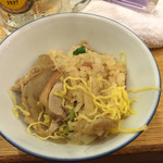 どんどん - 宴会コースの〆は鶏釜飯。