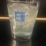 粋仙 - 日向夏酒水割り