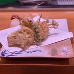 松寿司 - 天ぷら盛り合わせ