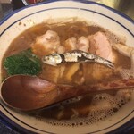 烈志笑魚油 麺香房 三く - 