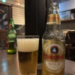 口福菜 亀吉 - 青島ビール♪