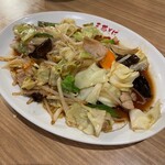 お食事処 あかだも - 肉野菜炒め