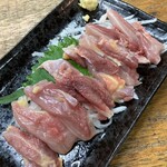 ふれあいの里 - モモのお刺身　メチャクチャ美味しい◎