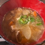 くろくまさん - 具だくさんの豚汁
