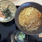 ゆで太郎 - 料理写真:「朝食セット（焼鯖ごはん）」550円