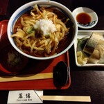 蕎傳 - かき揚げ蕎麦＆鯖棒寿司♪