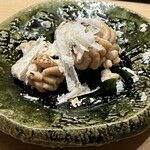 すが弥 - 出汁白子　カツオとアゴ出汁につけて炙って　バターとオリーブオイルとチーズで