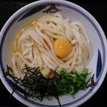 熟成うどん なかや - 釜玉うどん＠熟成うどんなかや（2014年12月9日）