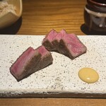 創作鉄板 粉者東京 - 和牛ステーキ2種