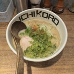 鶏そば十番156 - 純鶏あおさそば ¥1,180 + 麺大盛 ¥150