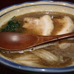 烈志笑魚油 麺香房 三く - かけラーメン2014.11