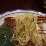 烈志笑魚油 麺香房 三く - かけラーメン2014.11