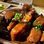 とんかつ とん八 - 大味噌とんかつ断面