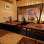 こだわり炭火焼鳥 ふらふら - 掘りごたつのお座敷8席