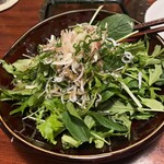 おさ亭 - シラスのサラダ