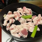 おさ亭 - 鴨の皮