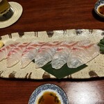 おさ亭 - 真鯛の昆布締め