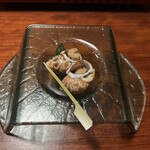 おさ亭 - お通しのバイ貝