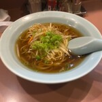 天外 - セットのハーフラーメン プラス110円でハーフラーメンに。