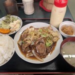 白龍ラーメン - 日替り　ホイコーロー定食　900円