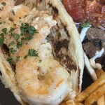 ブルー エントランス キッチン - 