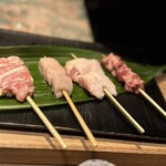 特選髙坂鶏 克つ鳥 - 追加串(振袖・ささみ・ボンジリ・背肝)