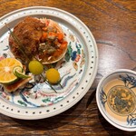 御料理 ふじ田 - 香箱ガニ しょうがす
