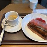 スターバックス・コーヒー - 料理写真:ケーキセット