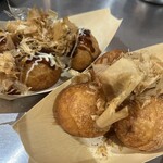 串かつ フジケン - 料理写真:揚げたこ焼き・ソースマヨ（プレーンも出来ます）