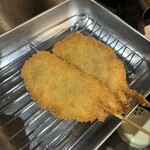 串かつ フジケン - 今週のオススメで『アジフライ』