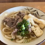 串かつ フジケン - シメの肉うどん