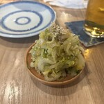 お晩酌 リベロ前 - イカ白菜ナムル