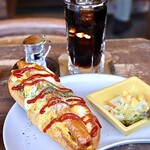 カフェ 亀ゴージュ - ホットドッグ